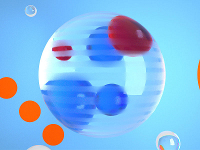 Gums bubbles cinema 4d octane render