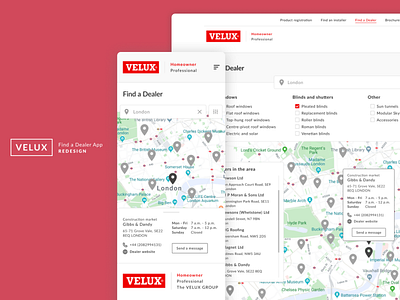 VELUX Find a Dealer App