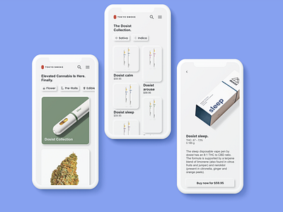 Tokyo Smoke Click & Collect Concept app app design cannabis cannabis design cards ui concept ecommerce flatdesign mobile ui neumorphism ui ui design uiux ux uxdesign