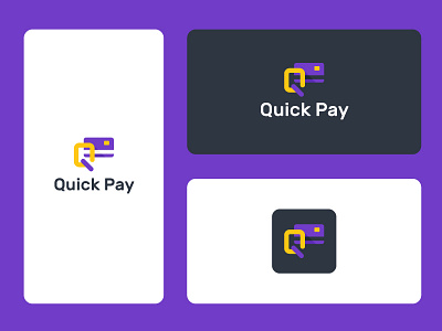 Quick pay branding business logo logo minimal logo payment method ui ux vector web design