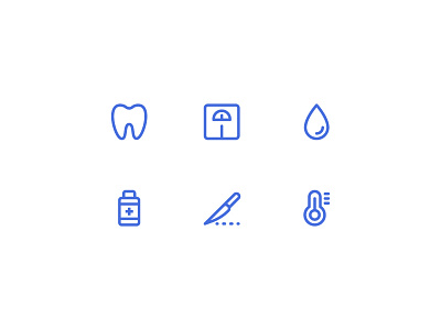 Medical icons blood bold icons doctor drop icons icons set knife line medical medicine symbol teath temperature