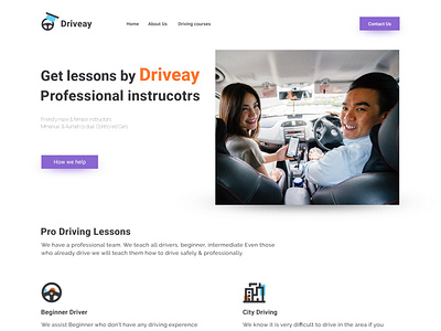 Driving School Web Design