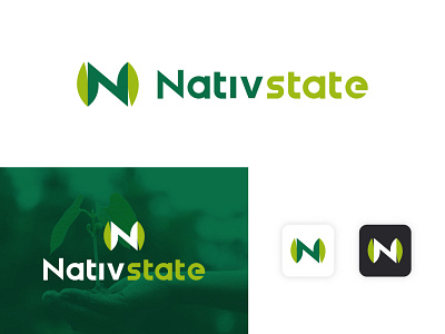NativeState Logo app design flat flat logo graphic design logo logo design logodesign logotype minimal native state symbol ui ux vector web