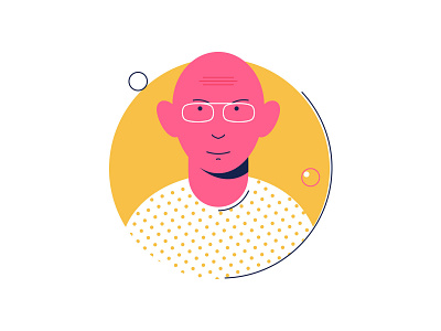 Old Man Avatar avatar avatar icons illustration illustrations old man partner vector