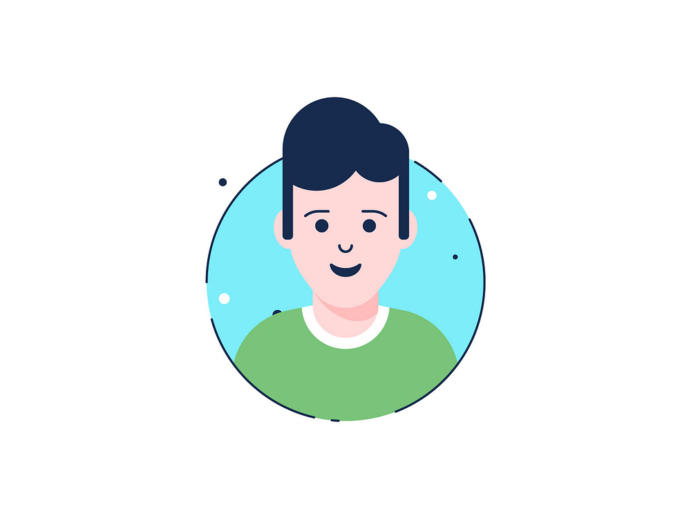 Man Avatar by Kashif-Arif on Dribbble