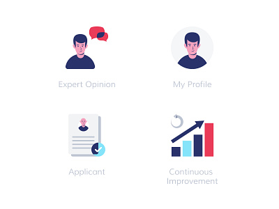 Business Management Icon Set applicant approved arrow brand chat communication continuous improvement custom work document expert feeback flat icon freelance growth loading opinion team user