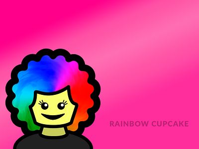 Rainbow Cupcake