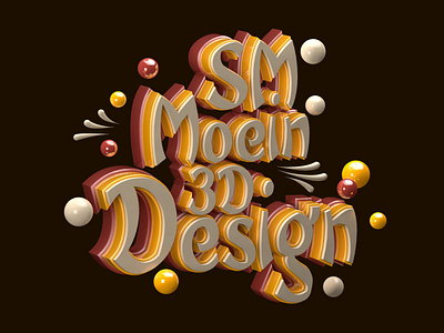 3d typography 3d 3dillustration 3dtype 3dtypography branding c4d c4drender design illustration octanerender typography