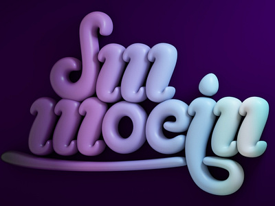 3d typography