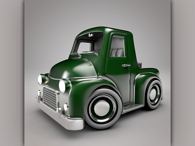 3d model cartoon car