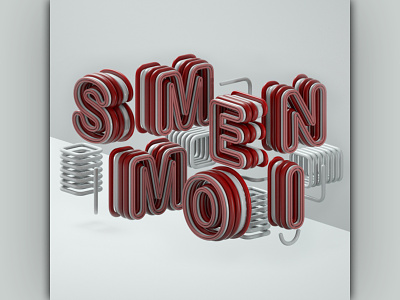 graphic design typography 3d