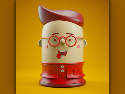 3d Cartoon Character Illustration By Smmoein On Dribbble