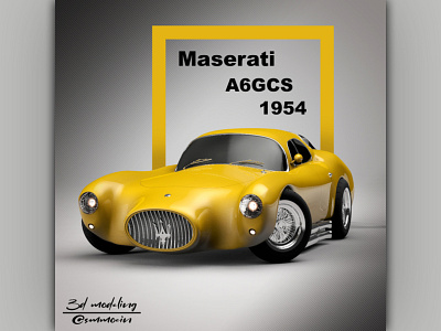 3d model maserati car