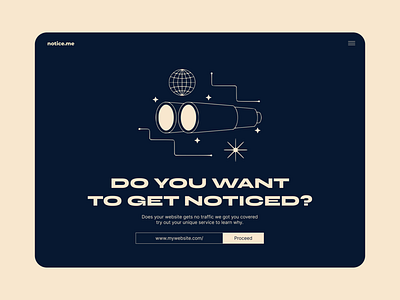 nitice.me - Web Traffic Boost branding design ui ux