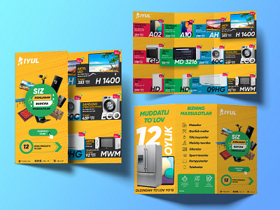 Brochure Design For Iyul Company brochure design flyer graphic modern ui