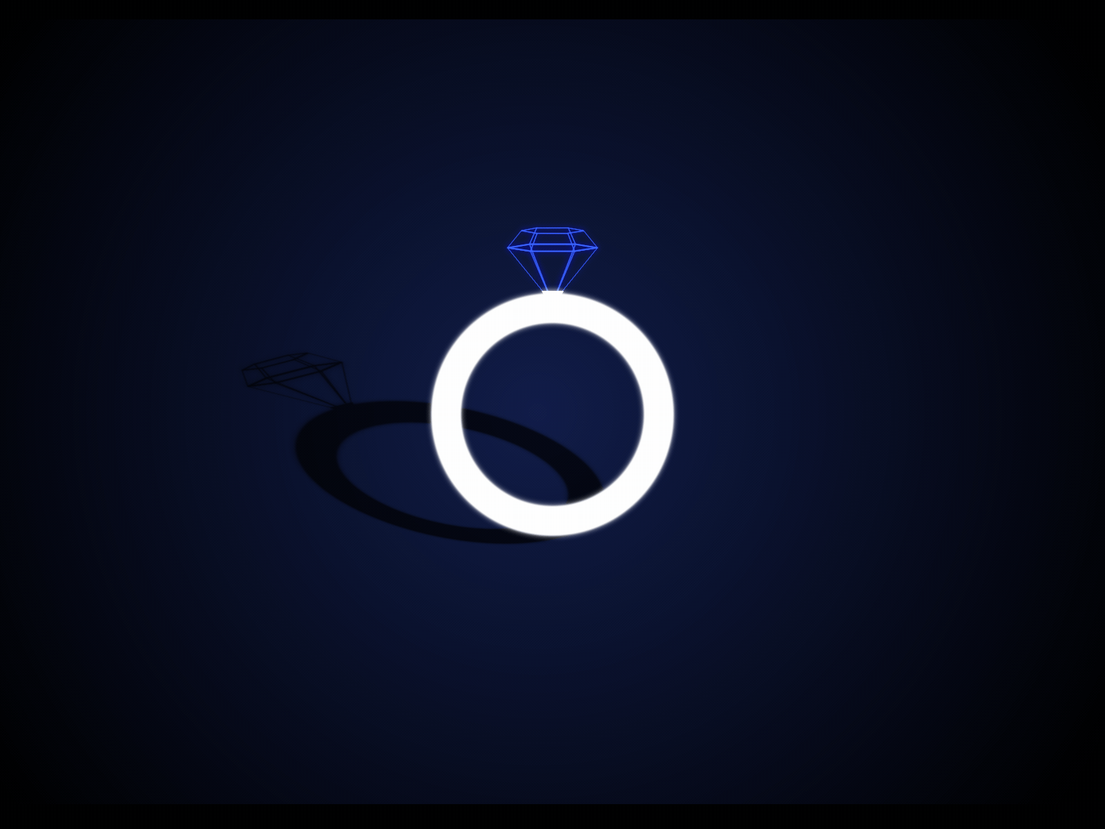 Diamond ring 2d 3d animation motion graphics