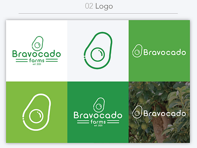 Bravocado Farms Style Guide, Logo