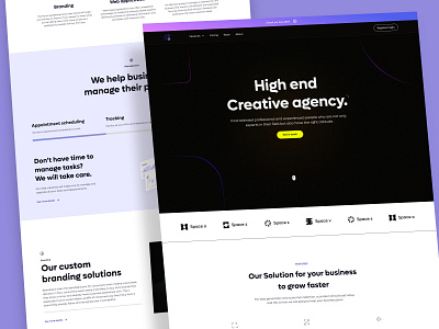 Agency Landing Page design