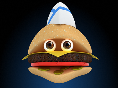 Guess the Movie. 3d blender burger cartoon cute design food realistic