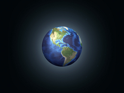 One Layer Style - Realistic Earth