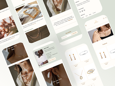 Jewellery Store (Responsive Design) ads app app design design mobile responsive responsive design ui ui designer uiux web website website design