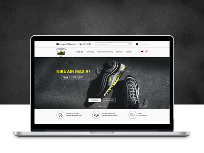 Web Design - UI/UX - Sneaker for you. landing page uiux website