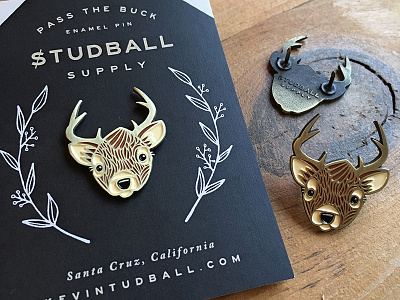 Pass the Buck Enamel Pin