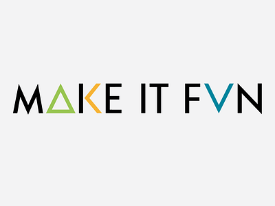 Make It Fun Logo 01 logo a day