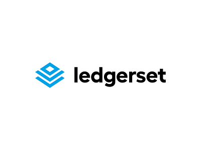 Ledgerset Brand blockchain brand branding graphic design illustrator logo