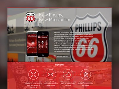 New Energy, New Possibilities design red ui user interface web web design