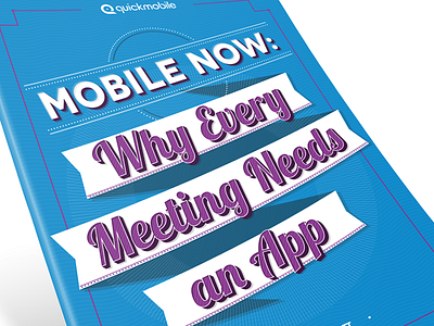 Mobile Now: Why Every Meeting Needs an App book cover design digital graphic design illustrated illustration illustrator texture type type design typographic typography