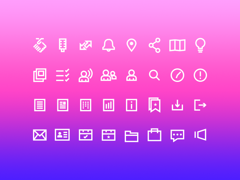 Event App Icons by Dave on Dribbble