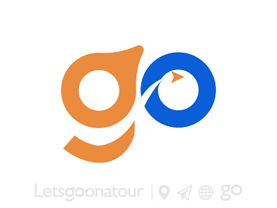 Lets Go On A Tour Logo Design By Designrar - Initial Concept brand brand design brand identity branding branding design design go logo logomark minimalist logo tour tourism tourist tours travel travel agency travel app traveling travelling wordmark