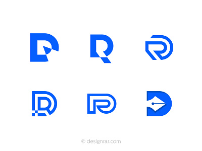 5 Creative Letter D / R logos - Designrar Initial Concepts