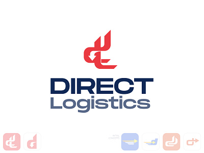 Direct Logistics Logo Initial Concept By Designrar app icon app icon logo direct direction flat logo flat logos flat minimalist logo logistics logo design minimalist logo minimalistic modern logo monogram monogram design monogram logo monograms negative space negative space negative space logo negativespace