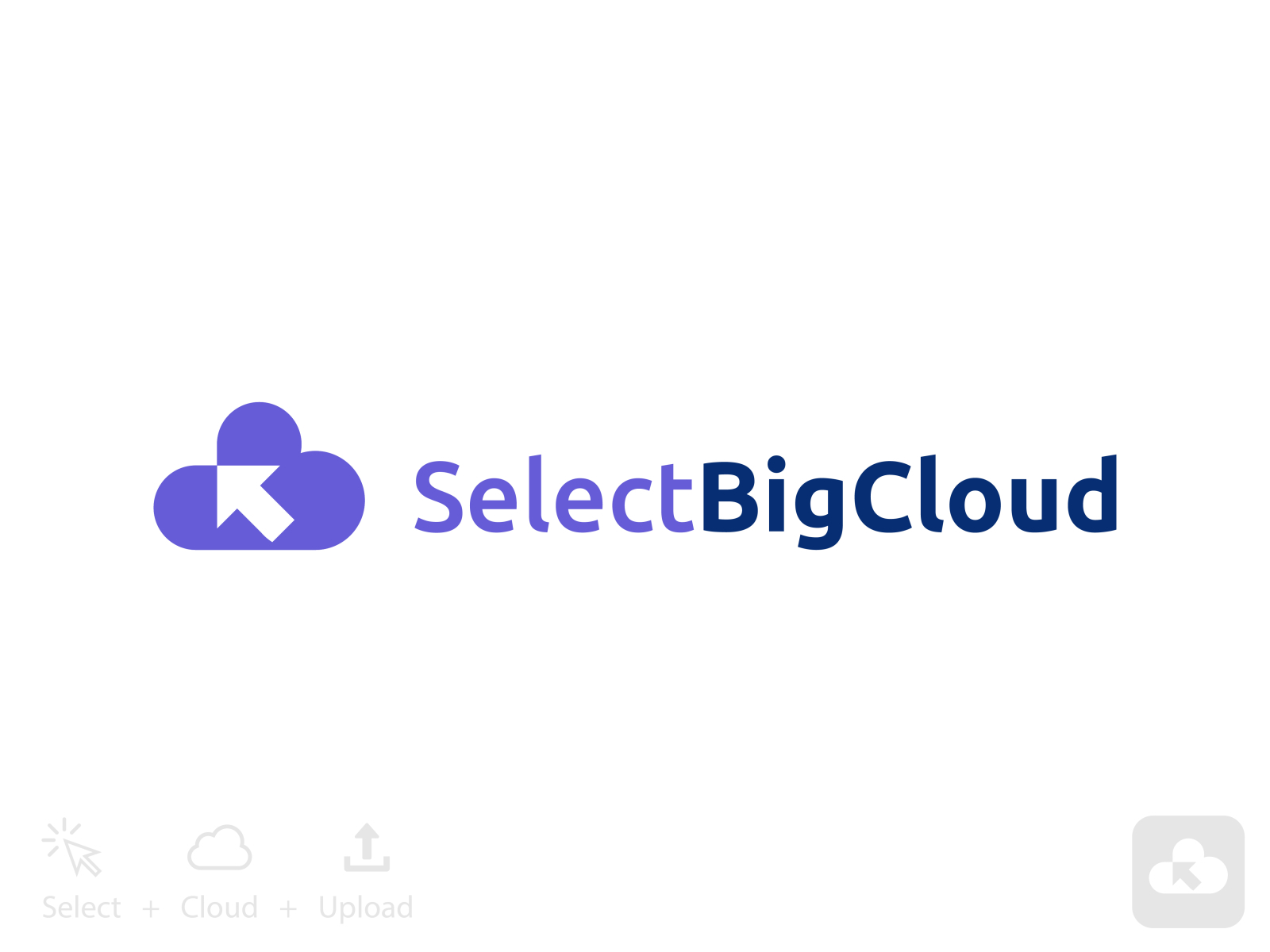 SelectBigCloud Logo Design By Designrar by Designrar on Dribbble