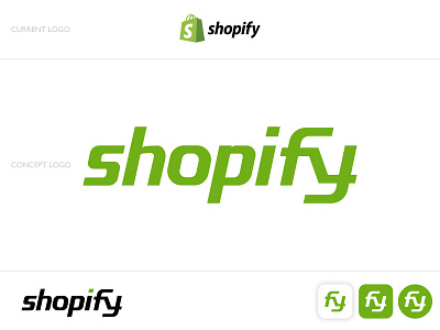 Shopify Logo Rebranding Concept By Designrar