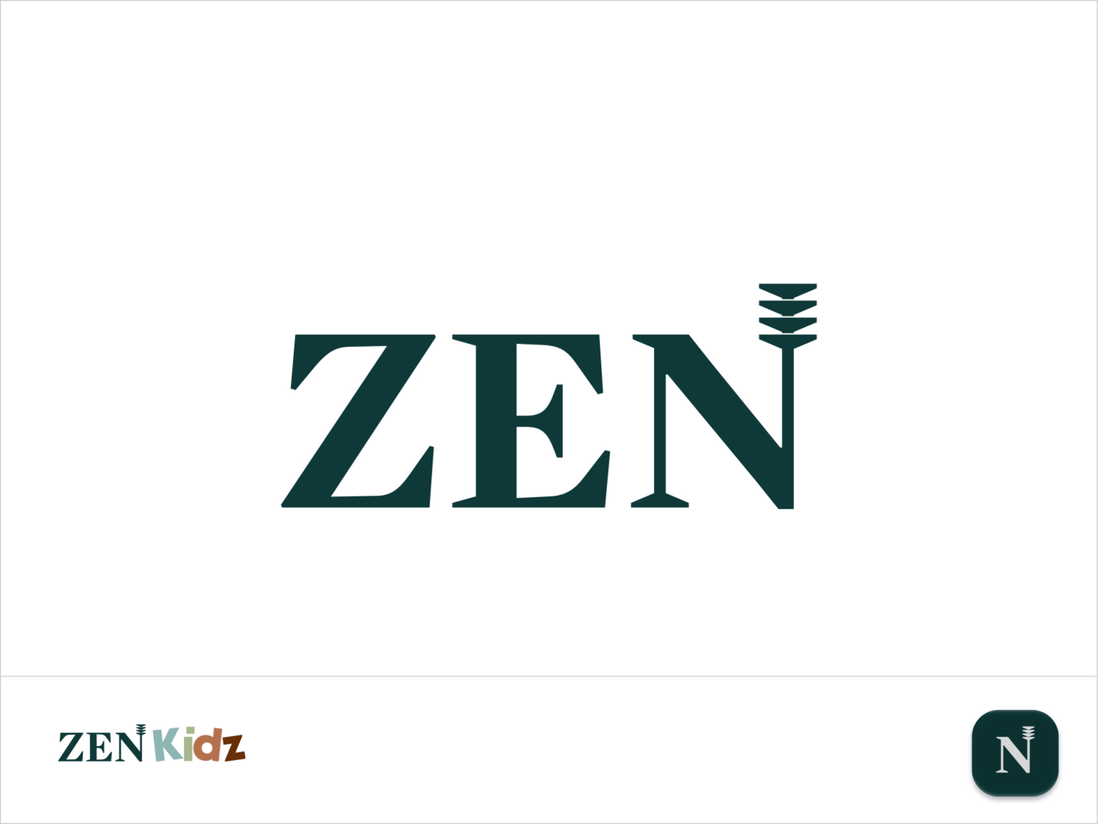 Minimalist zen tree logo design on Craiyon