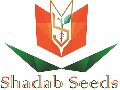 Shadab Seeds Logo, Made By Israr Khan agriculture branding design graphic design graphic design logo illustration logo logo design seeds store vector