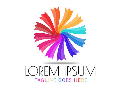 Elegant Modern/Minimalist Colorful Logo Example By Designrar