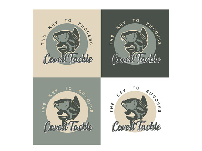 Covert Tackle Carp Fishing Logo Created By Designrar - Retro 3d 3d artist classic classical classics logo logo design logodesign logos logotype retro retro badge retro design retro font retrowave vintage vintage badge vintage badges vintage font vintage logo