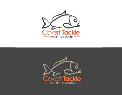 Covert Tackle Carp Fishing Logo Created By Designrar - Retro hand hand drawn hand lettering handlettering handmade logo logo design logodesign logos logotype luxury brand luxury logo retro retro badge retro design retro font retrowave vintage badge vintage font vintage logo