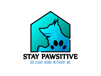 Stay Pawsitive Minimalist Logo By Designrar Cat+Dog+Paw+House cat cat logo cats dog illustration dog logo doggy dogs flat logo flat logo design flat logos logo logo design logodesign logos logotype minimalist minimalist design minimalist logo minimalist logo design minimalistic