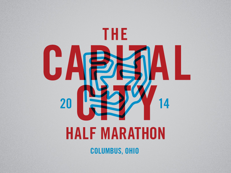 Capital City Marathon logo by Nick Smith on Dribbble