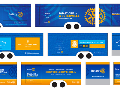 Rotary Club Concession Trailer concession trailer vehicle graphics vehicle wrap