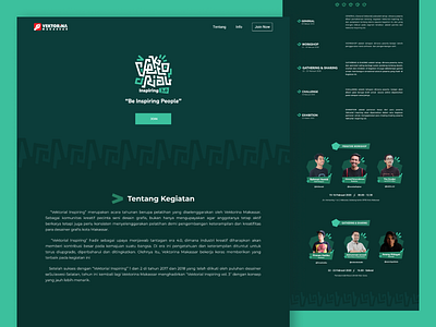 Web Event Vektorina Makassar app branding design icon illustration logo logos typography ui ui design ux vector web website