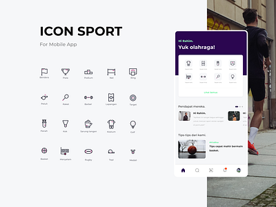 Icon Sport For Mobile App