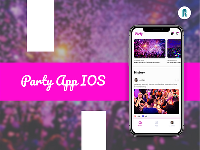Party app IOS app design icon ui ui design ux