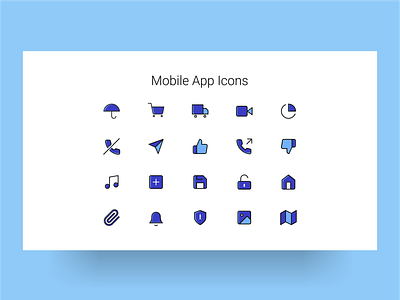 Mobile App Icons app design icon ui ui design ux website