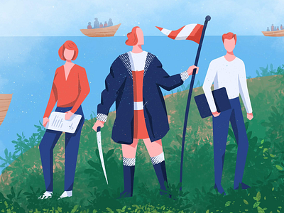 Columbus finding way - Blog illustration